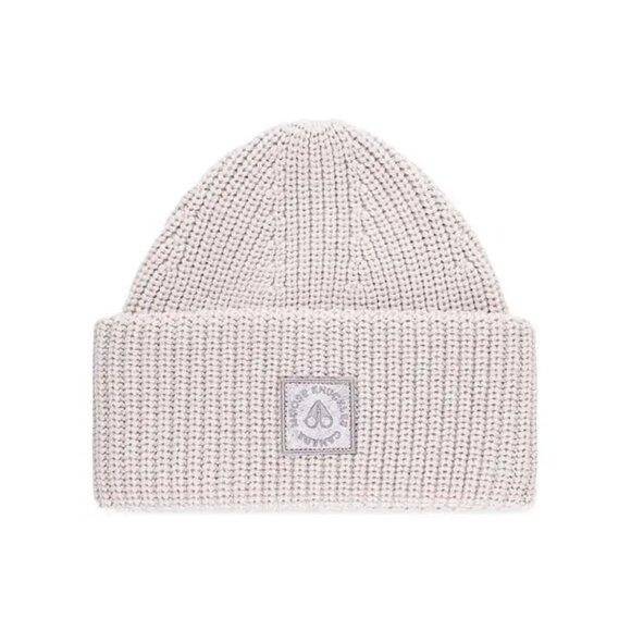NWT Moose Knuckles Neige wool-blend beanie - willow grey - Picture 1 of 6